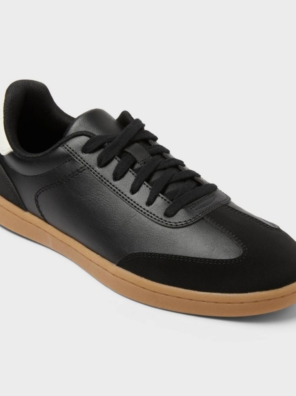 Goodfellow & Co Black Low-Top Sneakers with Gum Sole